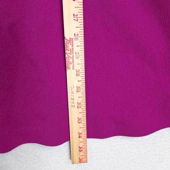 Eliza J Dress Womens 4 Petite Purple Pink Bell Sleeve A Line Flare Classic NEW - Picture 8 of 14